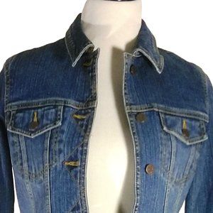 Women blue jean jdenim  acket size XS